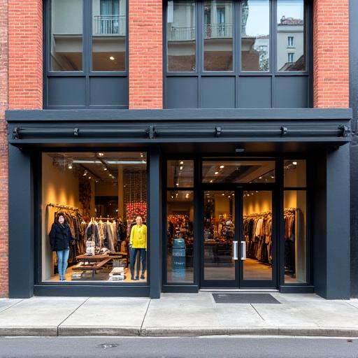 Facade of a boutique retail store on Chapel Street.