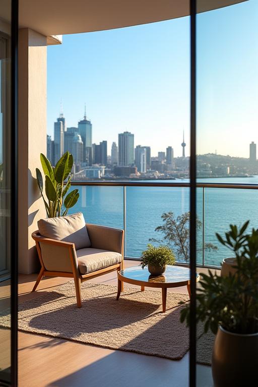 Beautifully renovated balcony overlooking St Kilda.