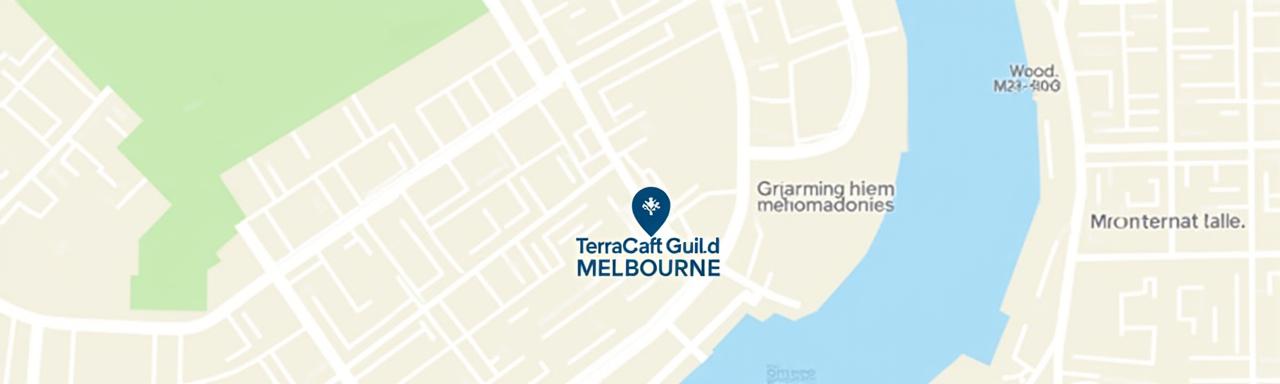 Map showing the location of TerraCraft Guild in Melbourne.